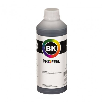 Tinta pigmentada específica para HP Officejet Pro X451DW / X476DW / X555DW | Fabricada por InkTec Co., Ltd - Korea | Marca Profeel | Frasco de 1 litro 